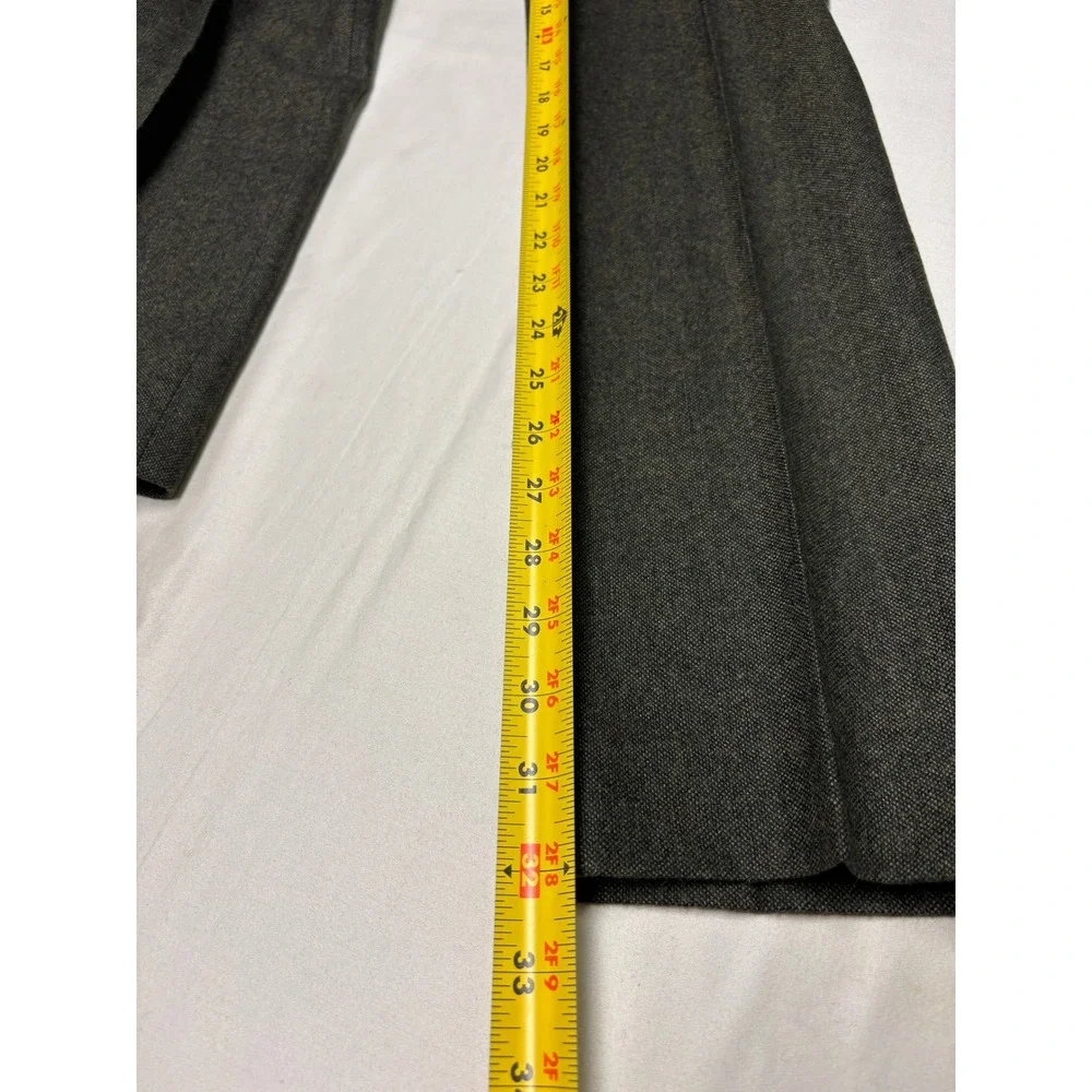 J.Crew Thompson Mens Charcoal Wool Blend Dress Pants 31x32 AA552 FA20